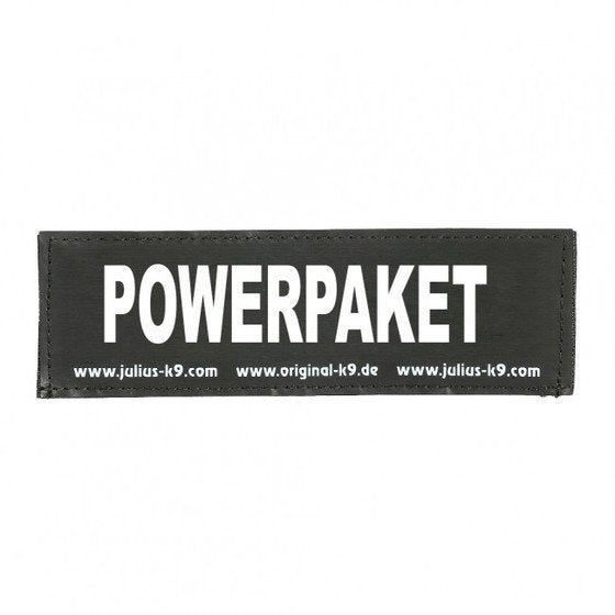 Julius K9 Logo Klettsticker groß M-Z – POWERPAKET