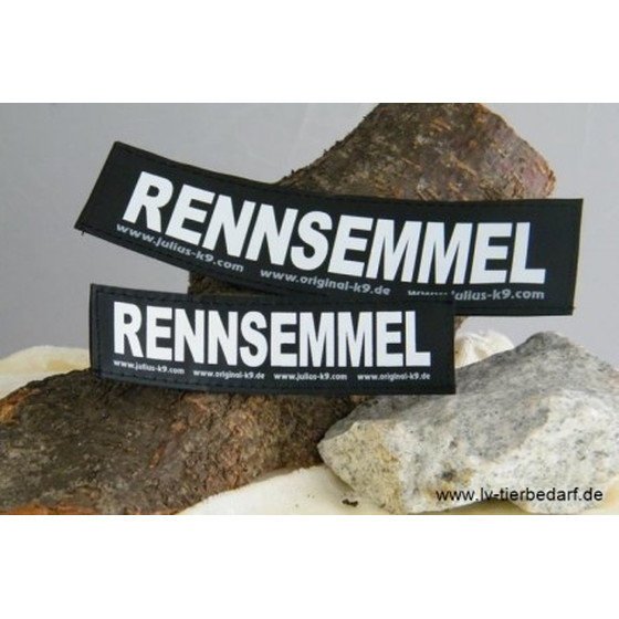 Julius K9 Logo Klettsticker groß M-Z – RENNSEMMEL