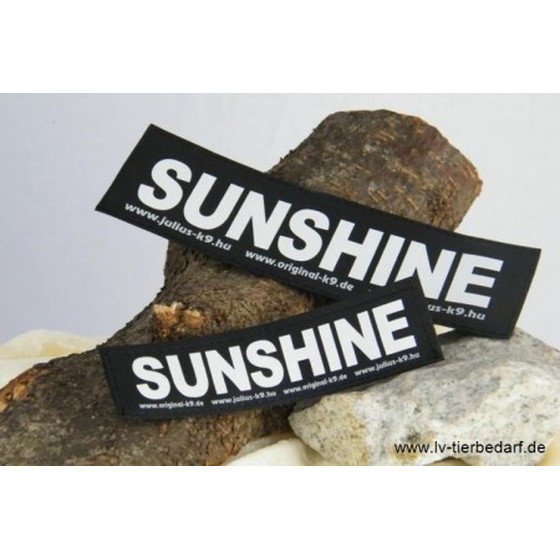Julius K9 Logo Klettsticker groß M-Z – SUNSHINE