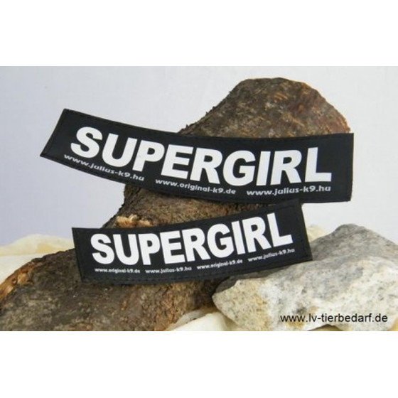 Julius K9 Logo Klettsticker groß M-Z – SUPERGIRL