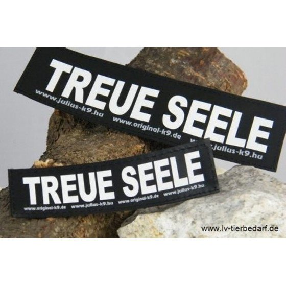 Julius K9 Logo Klettsticker groß M-Z – TREUE SEELE