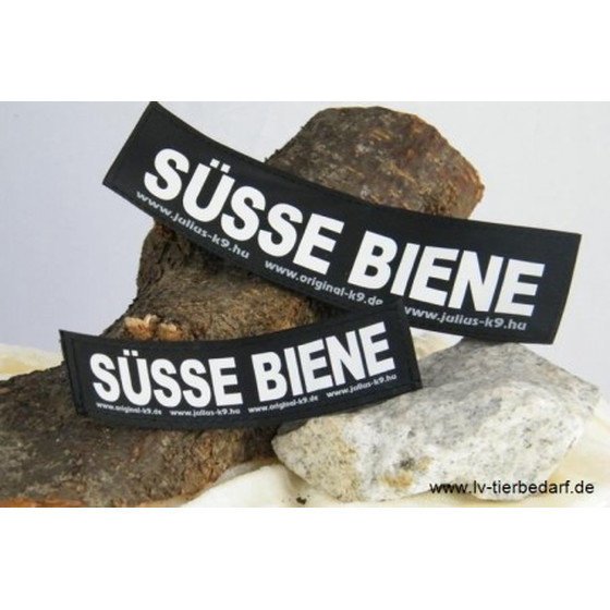 Julius K9 Logo Klettsticker groß M-Z – SÜSSE BIENE