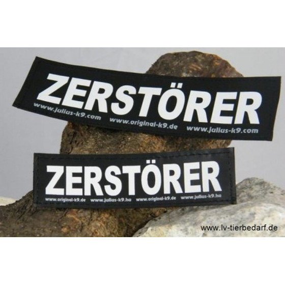 Julius K9 Logo Klettsticker groß M-Z – ZERSTÖRER