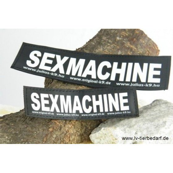 Julius K9 Logo Klettsticker groß M-Z – SEXMACHINE