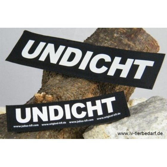 Julius K9 Logo Klettsticker groß M-Z – UNDICHT