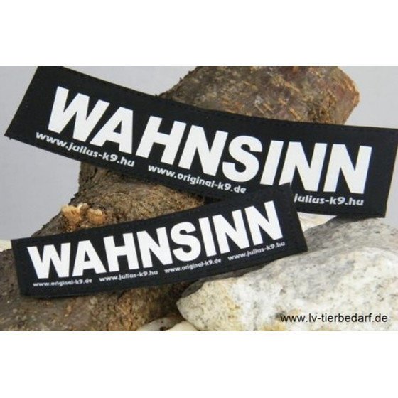 Julius K9 Logo Klettsticker groß M-Z – WAHNSINN