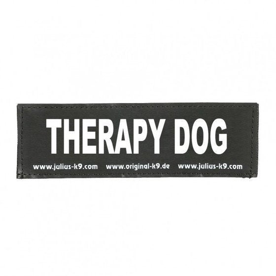 Julius K9 Logo Klettsticker groß M-Z – THERAPY DOG