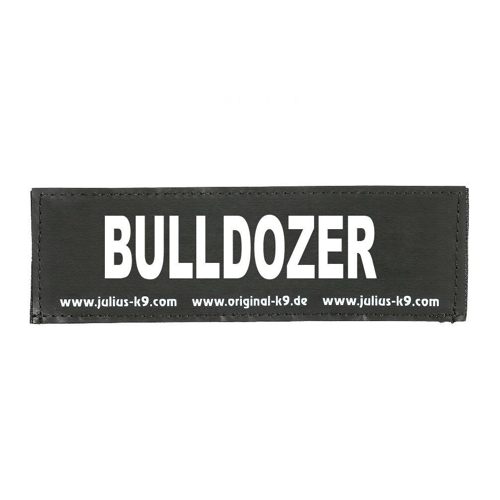 Julius K9 Logo Klettsticker groß A - F – BULLDOZER