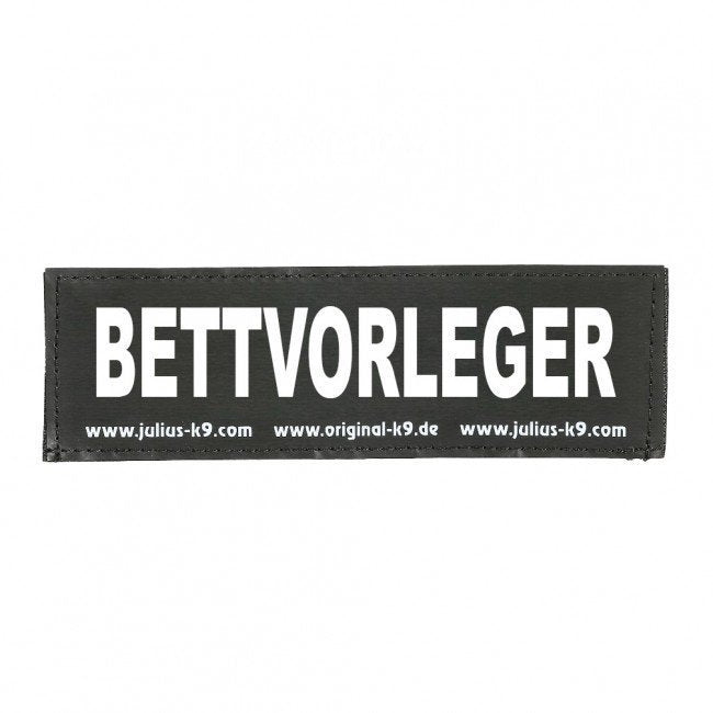 Julius K9 Logo Klettsticker groß A - F – BETTVORLEGER