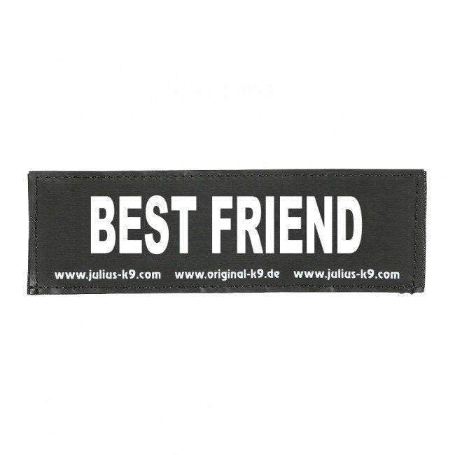 Julius K9 Logo Klettsticker groß A - F – BEST FRIEND