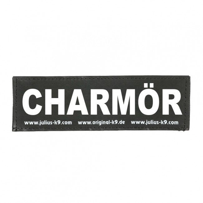 Julius K9 Logo Klettsticker groß A - F – CHARMÖR