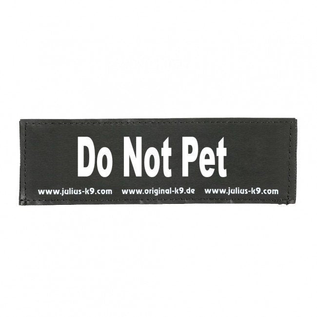 Julius K9 Logo Klettsticker groß A - F – DO NOT PET