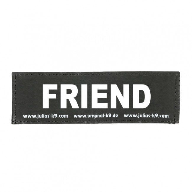 Julius K9 Logo Klettsticker groß A - F – FRIEND