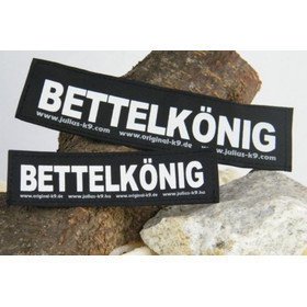 Julius K9 Logo Klettsticker groß A - F – BETTELKÖNIG