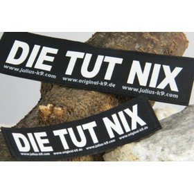 Julius K9 Logo Klettsticker groß A - F – DIE TUT NIX