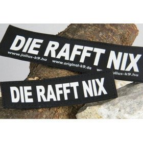 Julius K9 Logo Klettsticker groß A - F – DIE RAFFT NIX