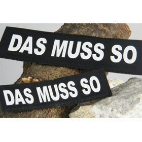 Julius K9 Logo Klettsticker groß A - F – DAS MUSS SO