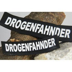 Julius K9 Logo Klettsticker groß A - F – DROGENFAHNDER
