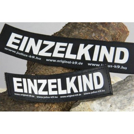 Julius K9 Logo Klettsticker groß A - F – EINZELKIND