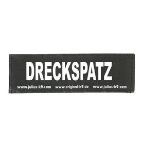 Julius K9 Logo Klettsticker groß A - F – DRECKSPATZ
