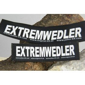 Julius K9 Logo Klettsticker groß A - F – EXTREMWEDLER