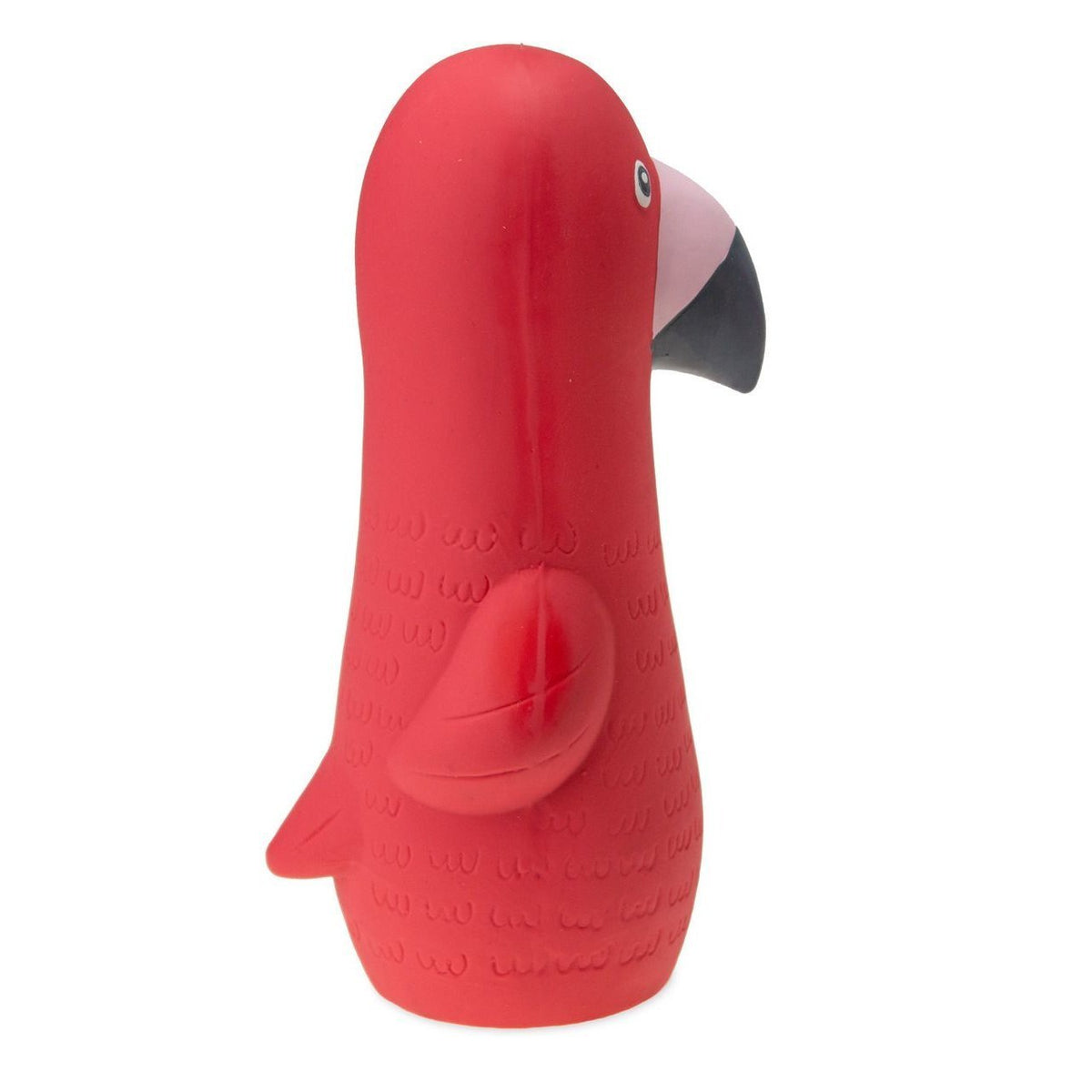 Figuren aus Latex – Vogel - 19,5 x 6,5 x 6,5 cm - rot