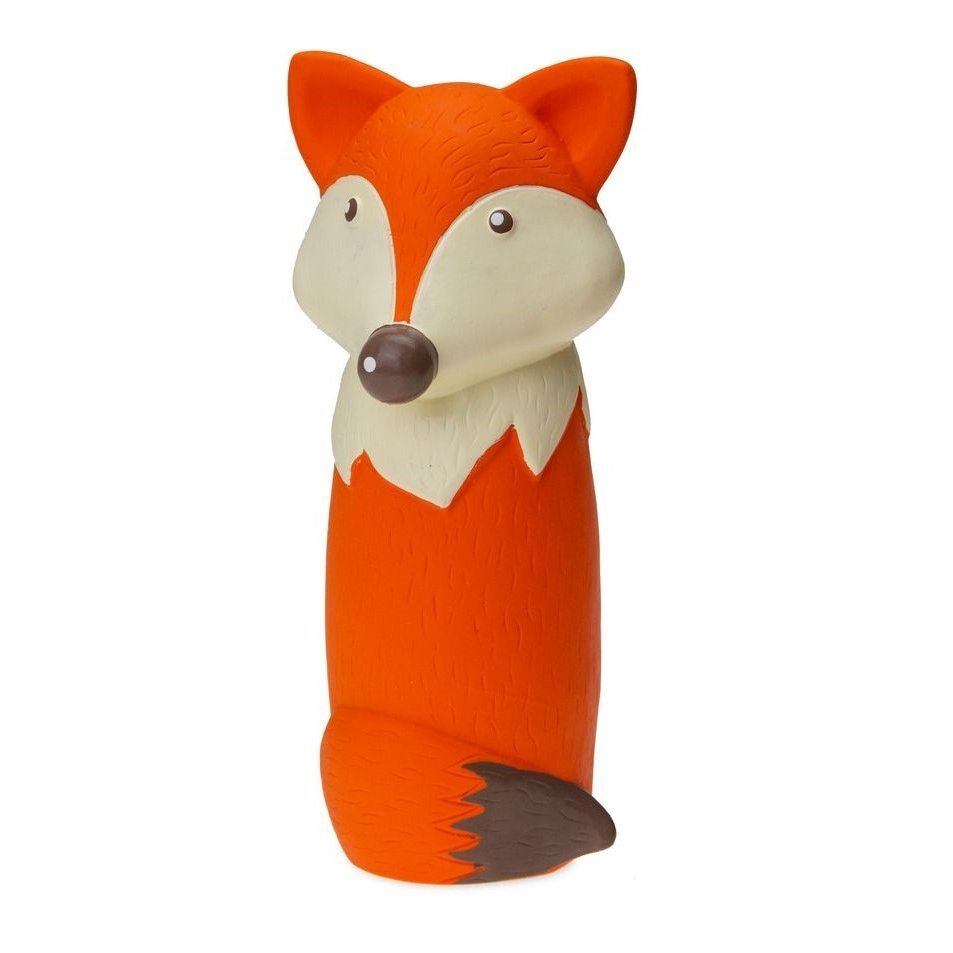 Figuren aus Latex – Fuchs - 19,5 x 6,5 x 6,5 cm - orange