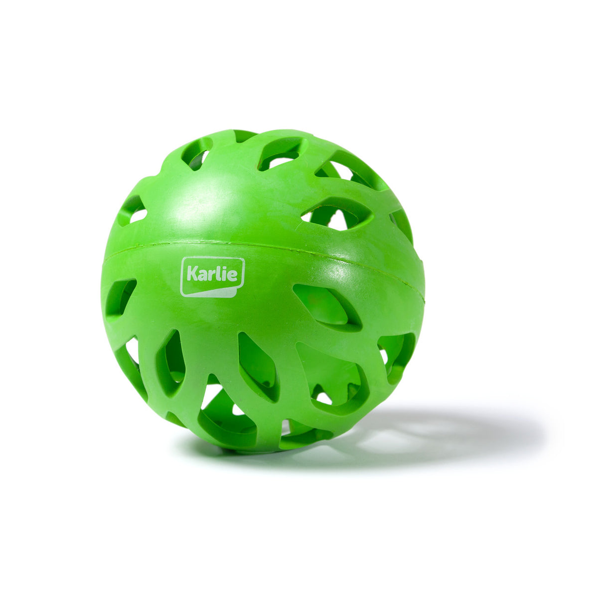 Karlie Gitterspielball Koko aus Gummi – ø: 14 cm grün