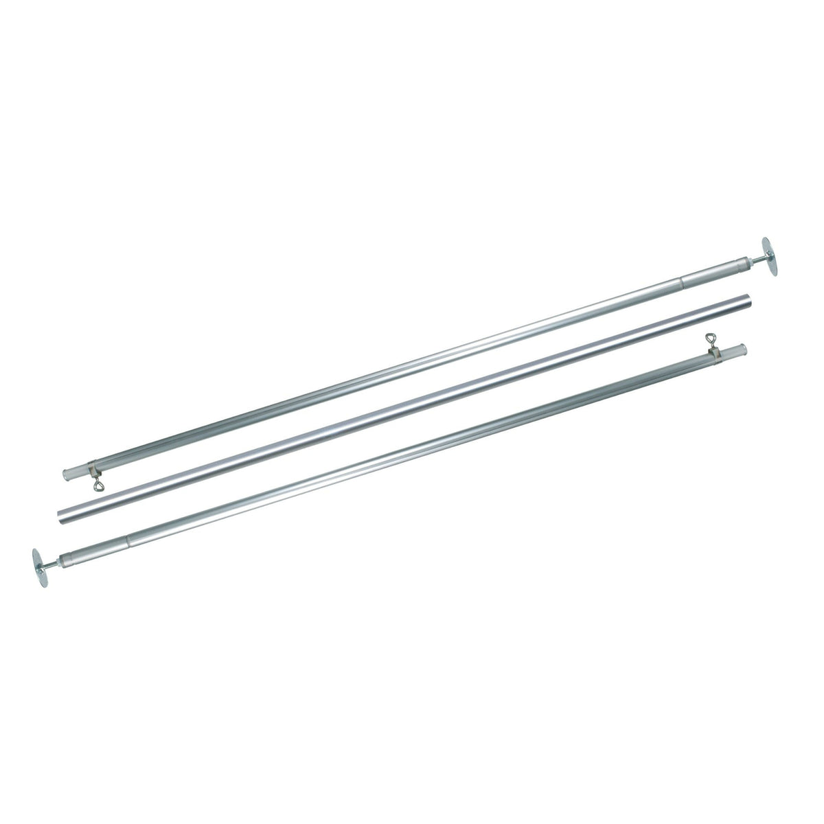 Spannstange für Katzenschutznetz – Aluminium, 1,28-3,25m