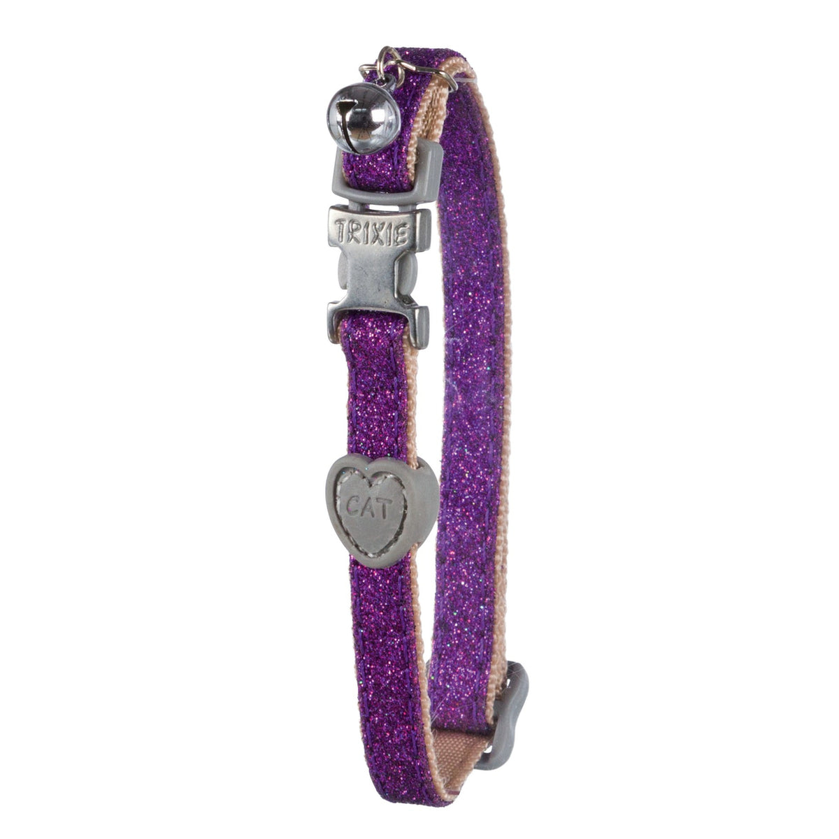 Katzenhalsband Glitzer mit Metallverschluss