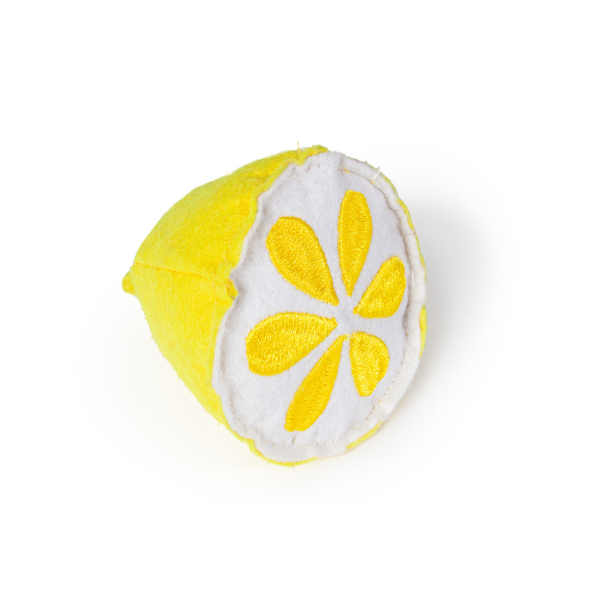 Katzenspielzeug aus Textil – Limone - L: 6.5 cm