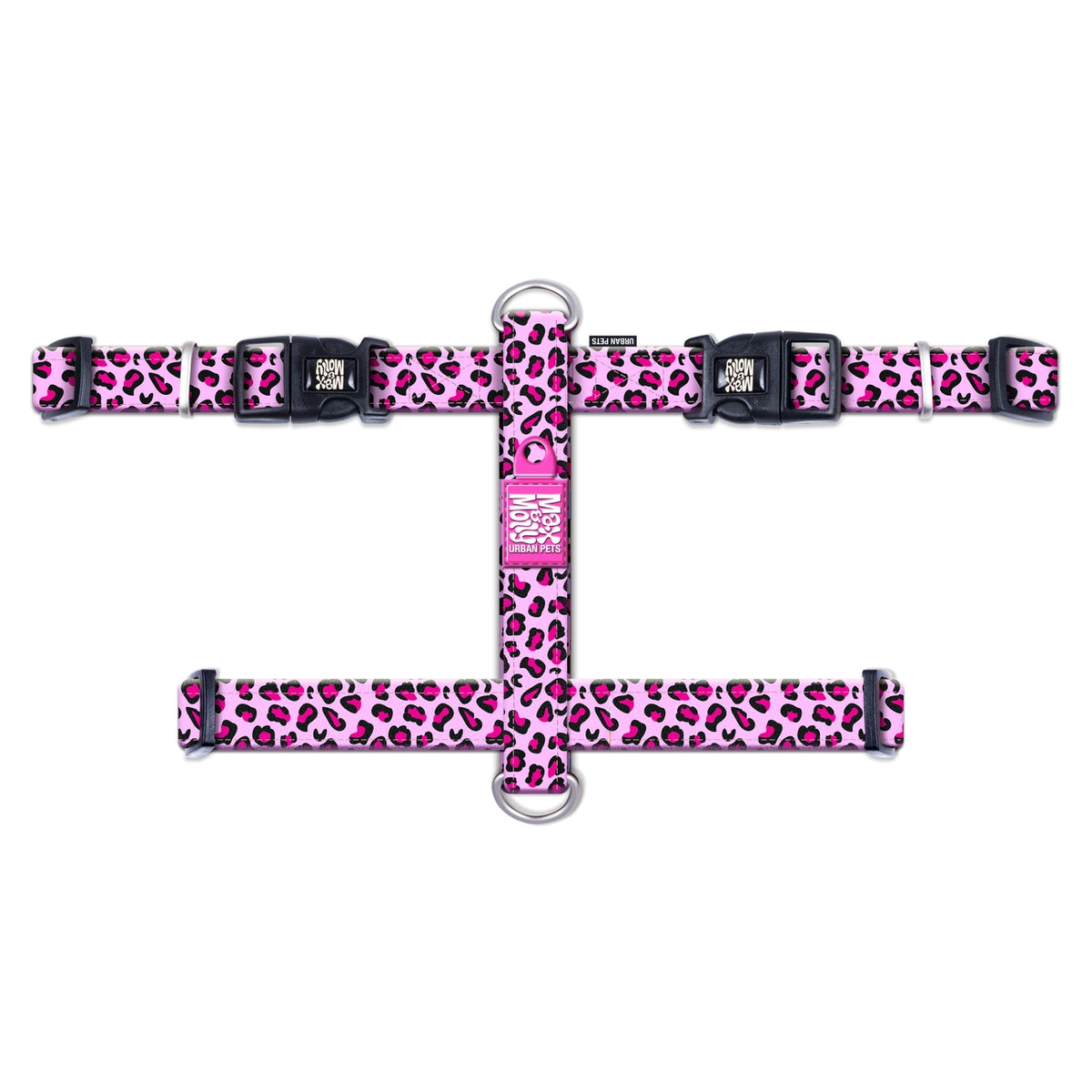 Max & Molly Original H-Geschirr Leopard Pink