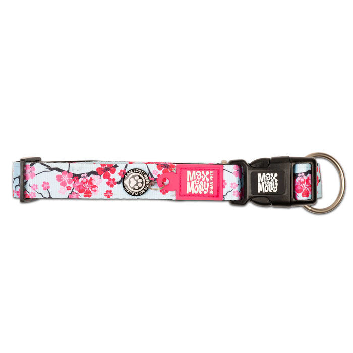 Smart ID Hundehalsband Cherry Bloom