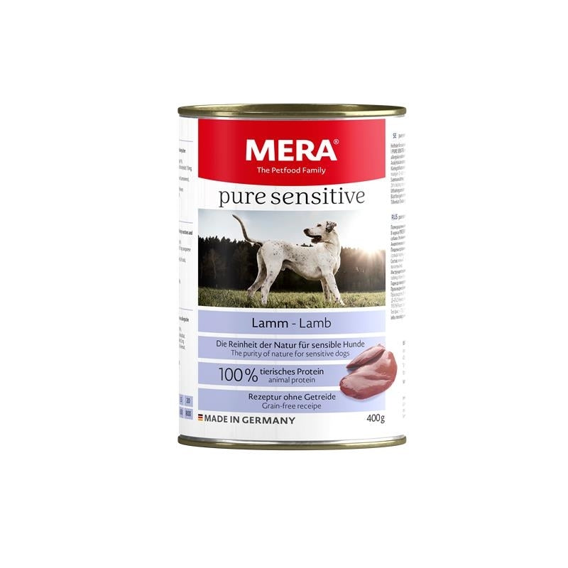Mera Dog Pure Sensitive Meat Nassfutter – Lamm 6x400g