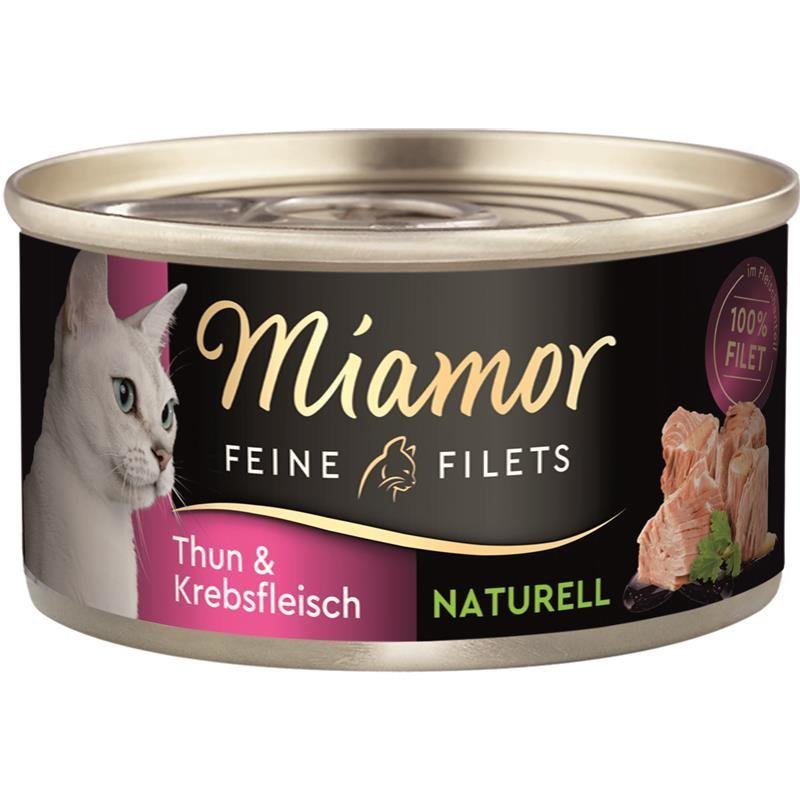 Miamor Feine Filets Naturelle – Thunfisch&Krebs 24x80g
