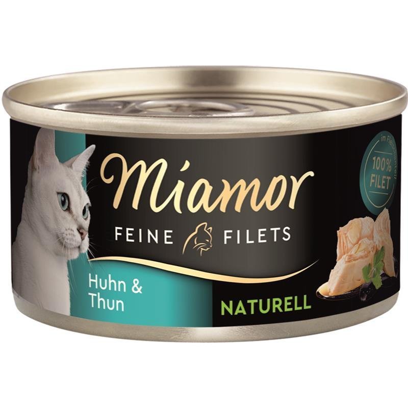 Miamor Feine Filets Naturelle – Huhn & Thunfisch 24x80 g