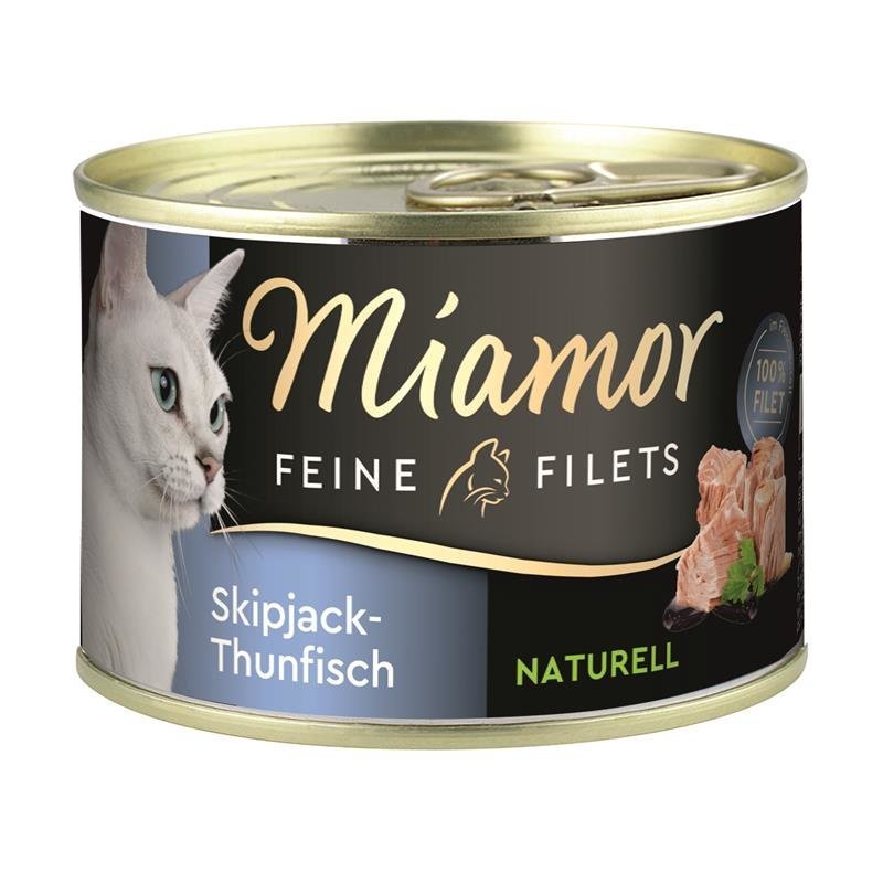 Miamor Feine Filets Naturelle – Skipjack-Thunfisch 12x156 g
