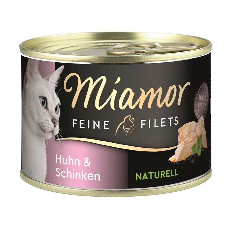 Miamor Feine Filets Naturelle – Huhn & Schinken 12x156 g