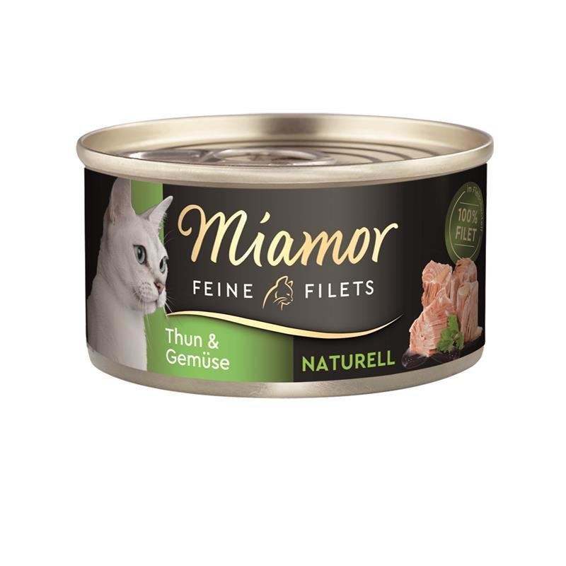 Miamor Feine Filets Naturelle – Thun & Gemüse 24x80g