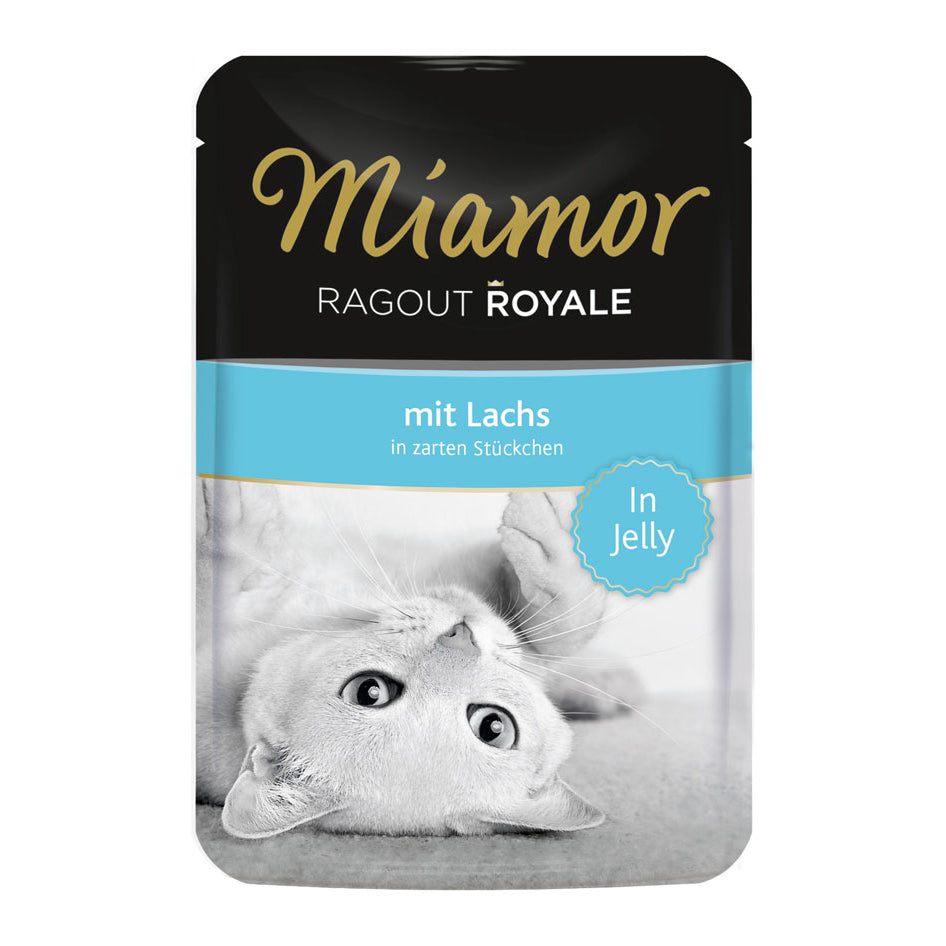 Ragout Royale in Jelly Katzenfutter – Lachs 22x100g