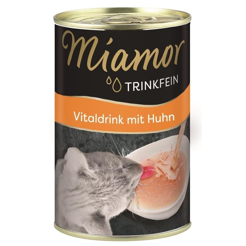 Miamor Trinkfein Vitaldrink mit Huhn – 24 x 135 ml