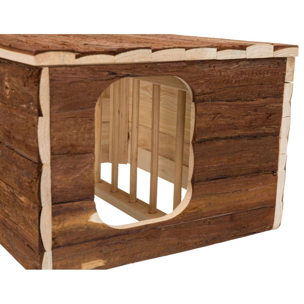 Natural Living Haus Hilke mit integrierter Heuraufe