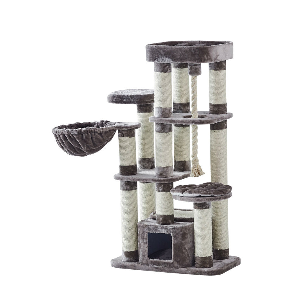 Nobby Kratzbaum Fredo – 85 x 50 x 158 cm, cappuccino/grau