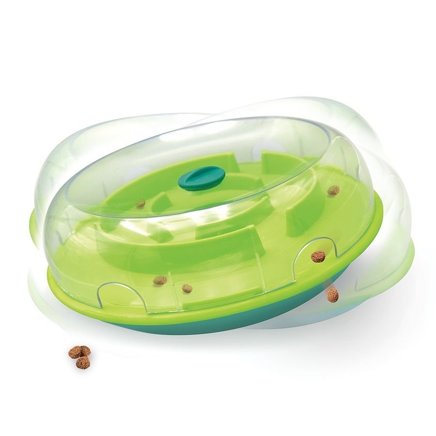 Hundespielzeug Wobble Bowl – ca. Ø 30 x 9 cm, grün