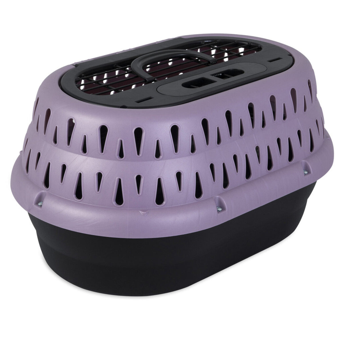 Katzen Hunde Transportbox Top Load – Pearl Bubble Grape