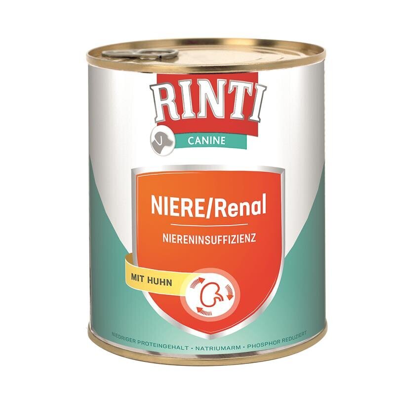 Rinti Canine Renal Nierendiät – 6x800g Huhn