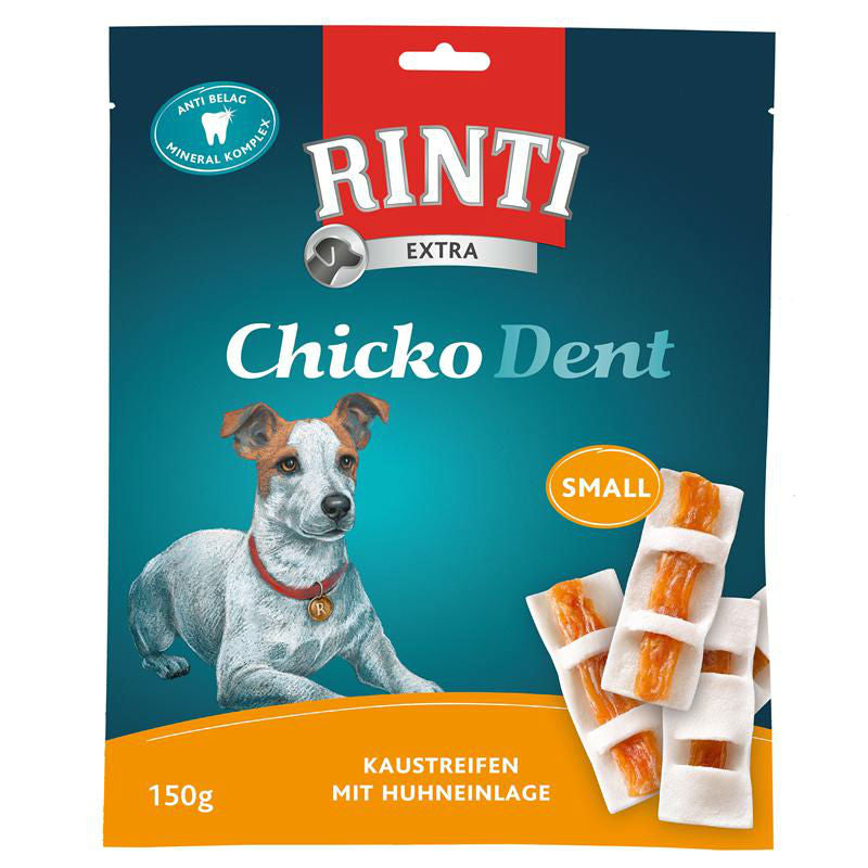 Rinti Chicko Chew Dent Kausnack für Hunde – Huhn 150g, Small