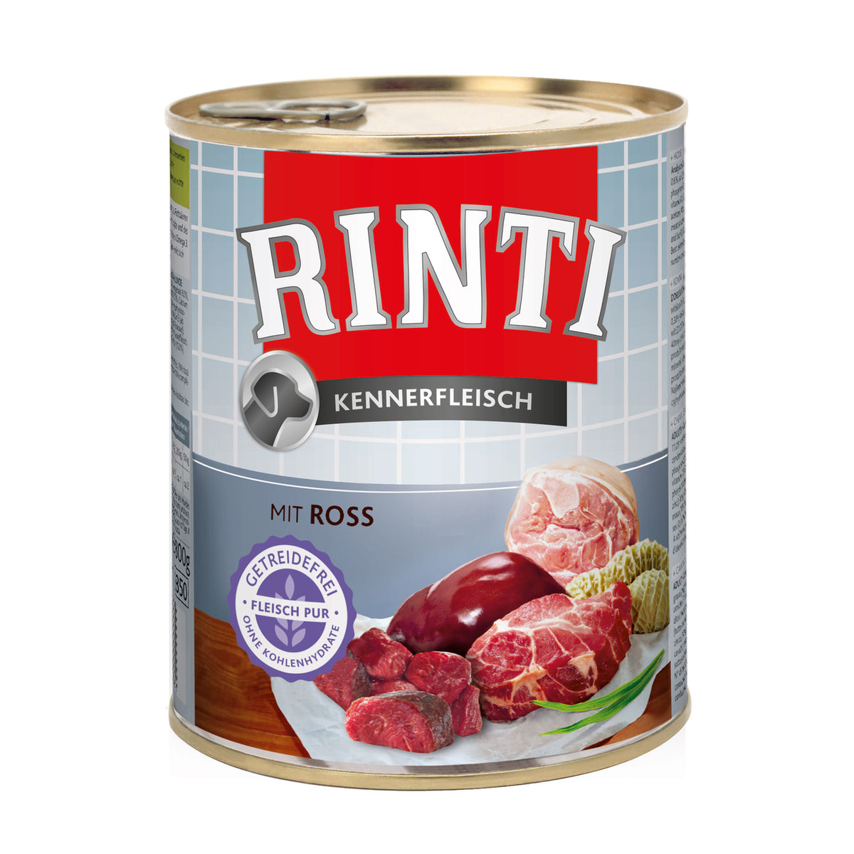 Rinti Kennerfleisch Hundefutter – 12 x 800g Ross