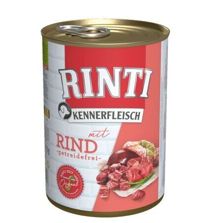 Rinti Kennerfleisch Hundefutter – 12 x 800g Rind