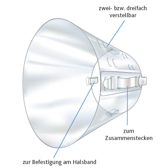 Schutzkragen für Hund und Katze